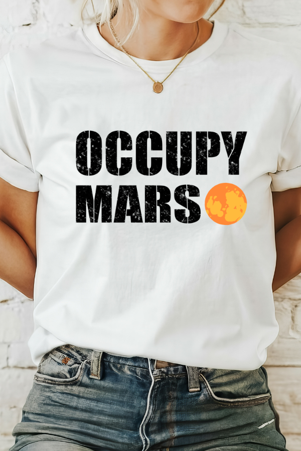 OCCUPY MARS TEE (Bella and Canvas)