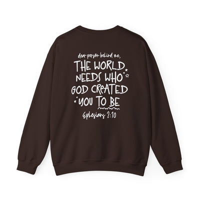 GOD IS GOOD ALL THE TIME EPHESIANS 2:10 SWEATSHIRT (GILDAN)