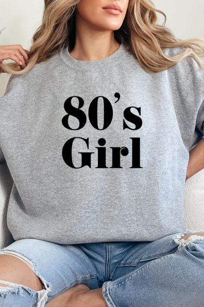 80's GIRL SWEATSHIRT (GILDAN)