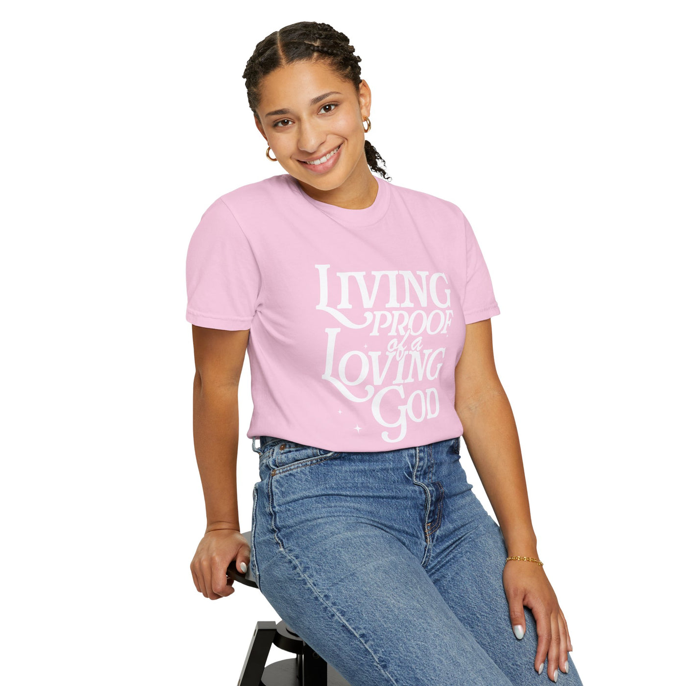 Living Proof of a Loving God Graphic T-shirt (Comfort Colors)