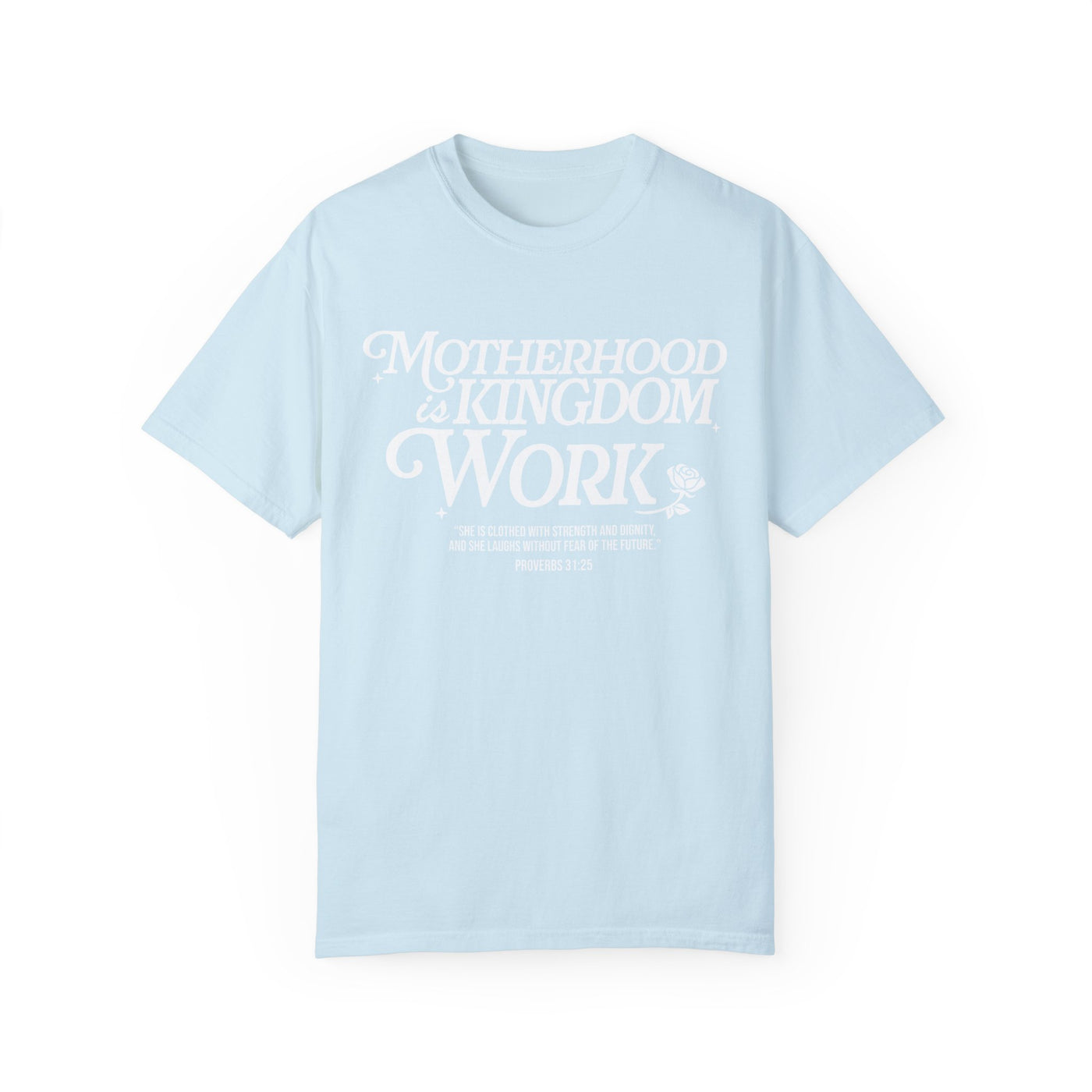 Motherhood Kingdom Psalm T-shirt (Comfort Colors)