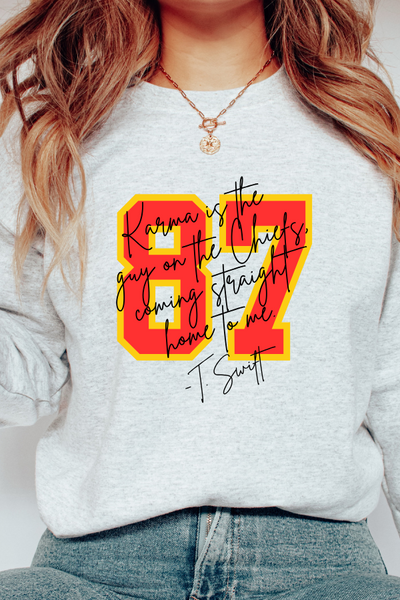 87 Karma Football Season Sweatshirt (GILDAN)