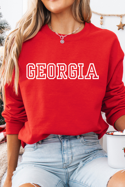 Georgia Unisex Graphic Sweatshirt (GILDAN)