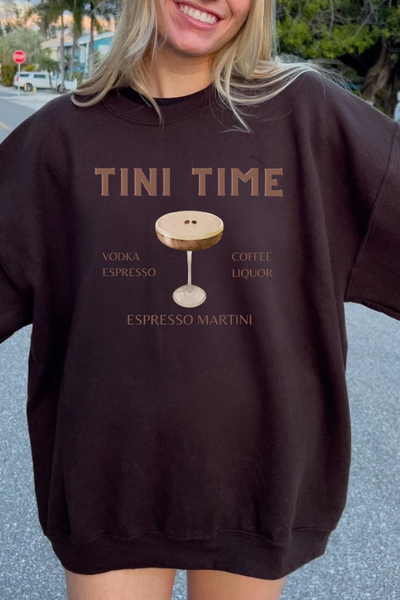 Tini Time Graphic Sweatshirt (GILDAN)