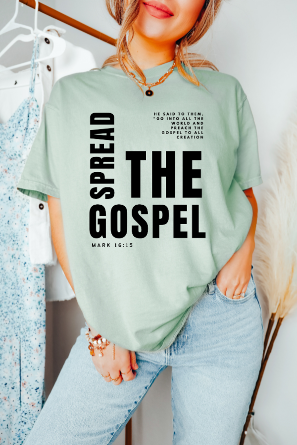 Spread the Gospel Graphic T-shirt (Comfort Colors)