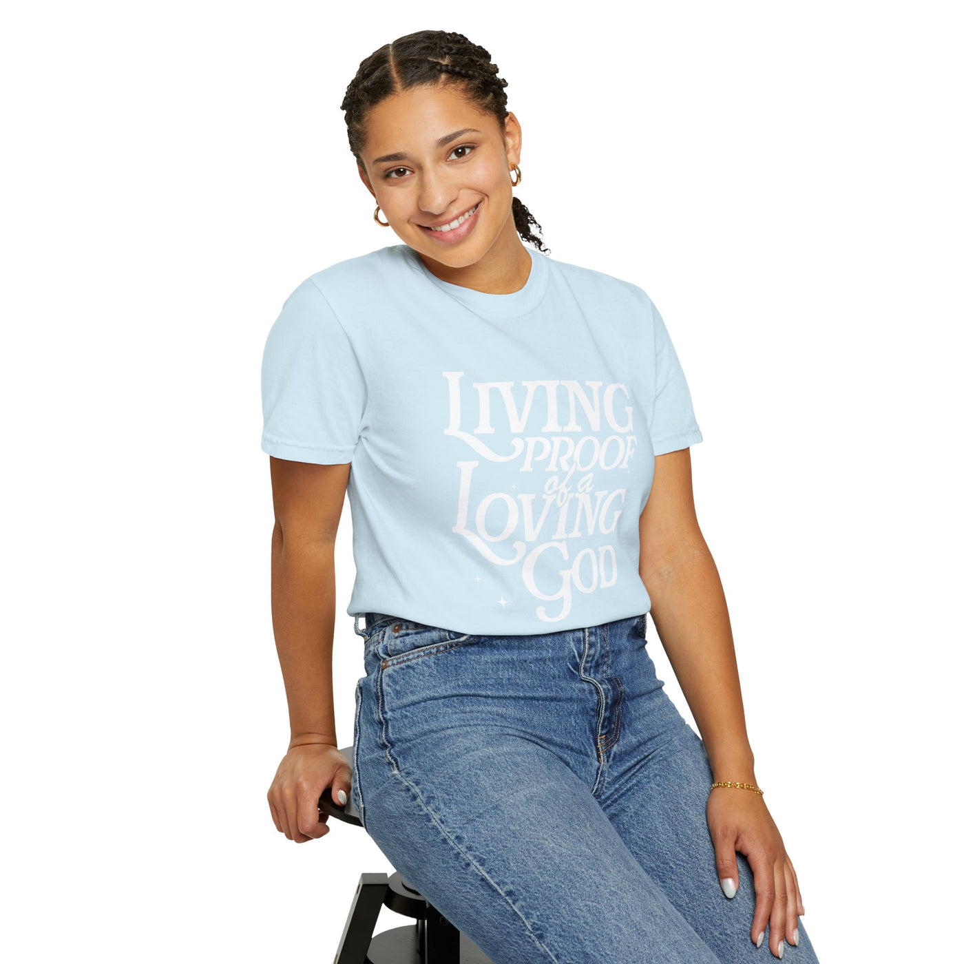 Living Proof of a Loving God Graphic T-shirt (Comfort Colors)