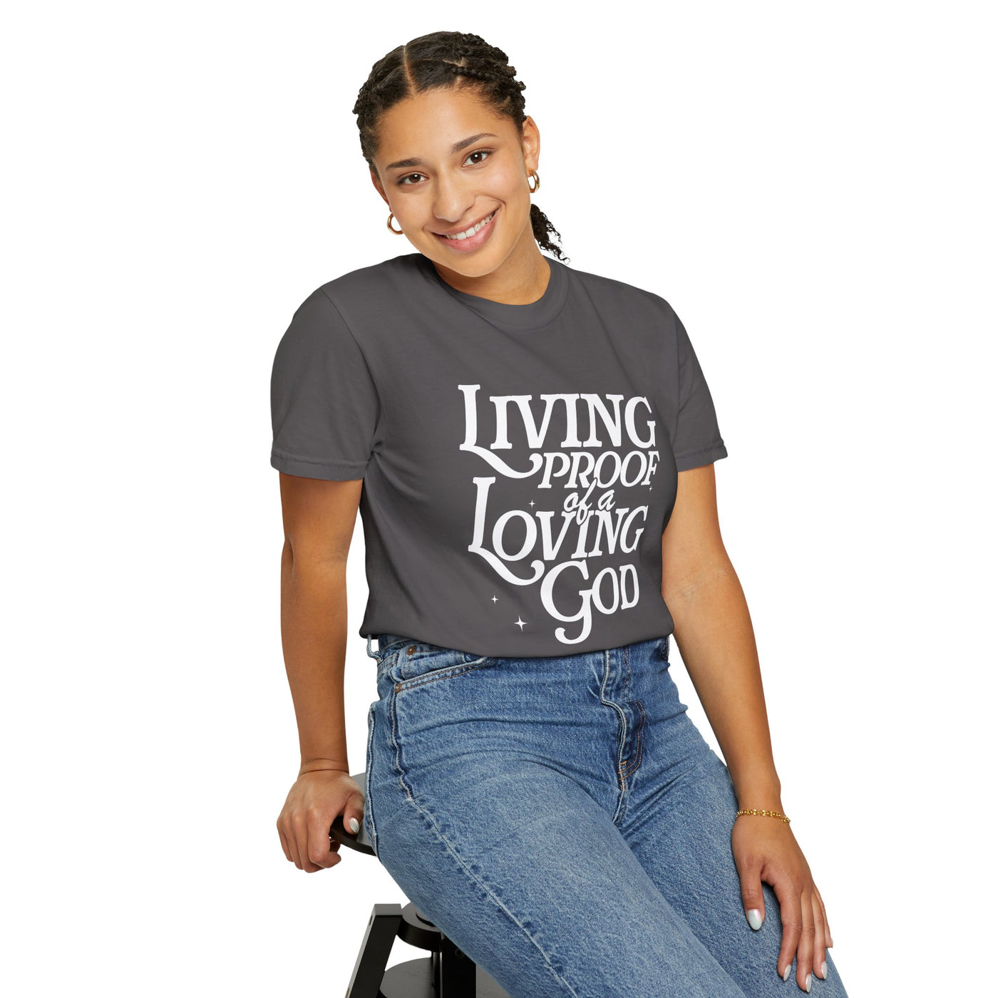 Living Proof of a Loving God Graphic T-shirt (Comfort Colors)