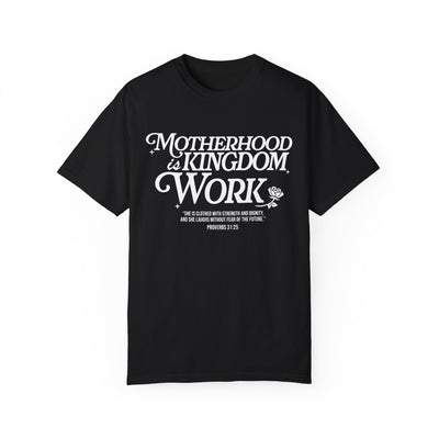 Motherhood Kingdom Psalm T-shirt (Comfort Colors)
