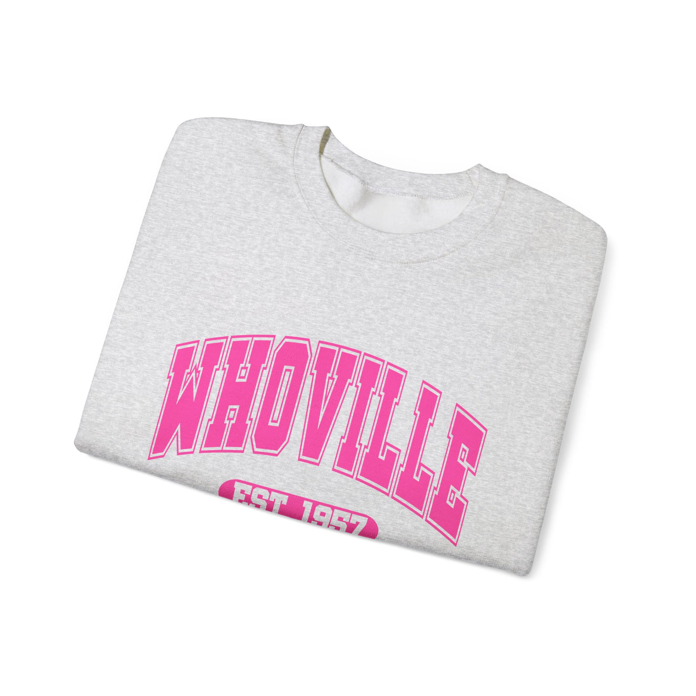 WHOVILLE UNIVERSITY 2 SIDED PRINT SWEATSHIRT (GILDAN)