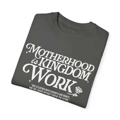 Motherhood Kingdom Psalm T-shirt (Comfort Colors)