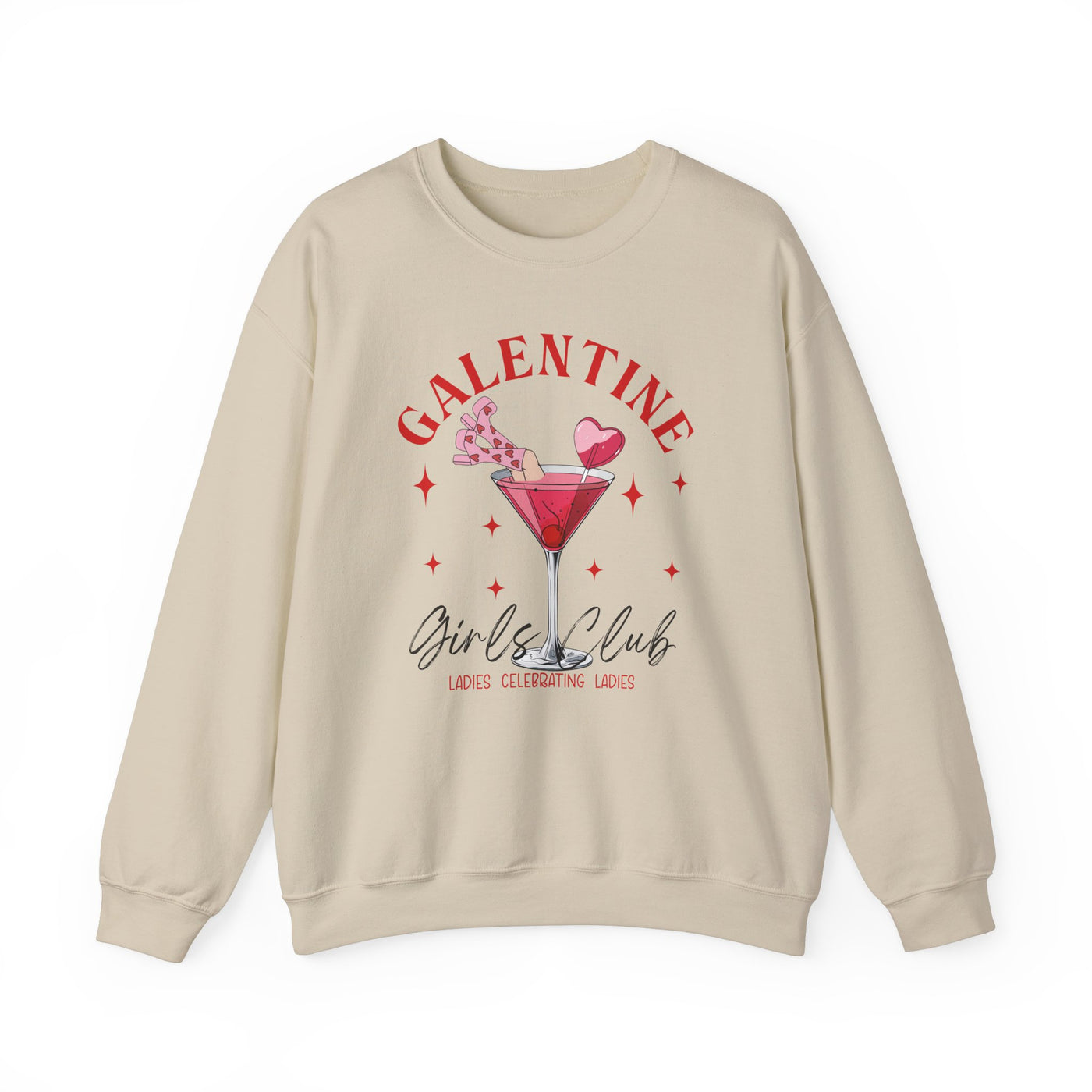 Galentine Girl’s Club Graphic Sweatshirt 🍸✨ (GILDAN)