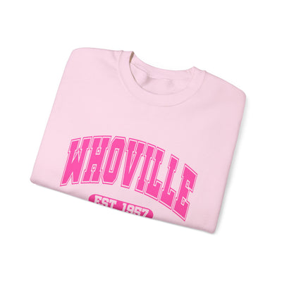 WHOVILLE UNIVERSITY 2 SIDED PRINT SWEATSHIRT (GILDAN)