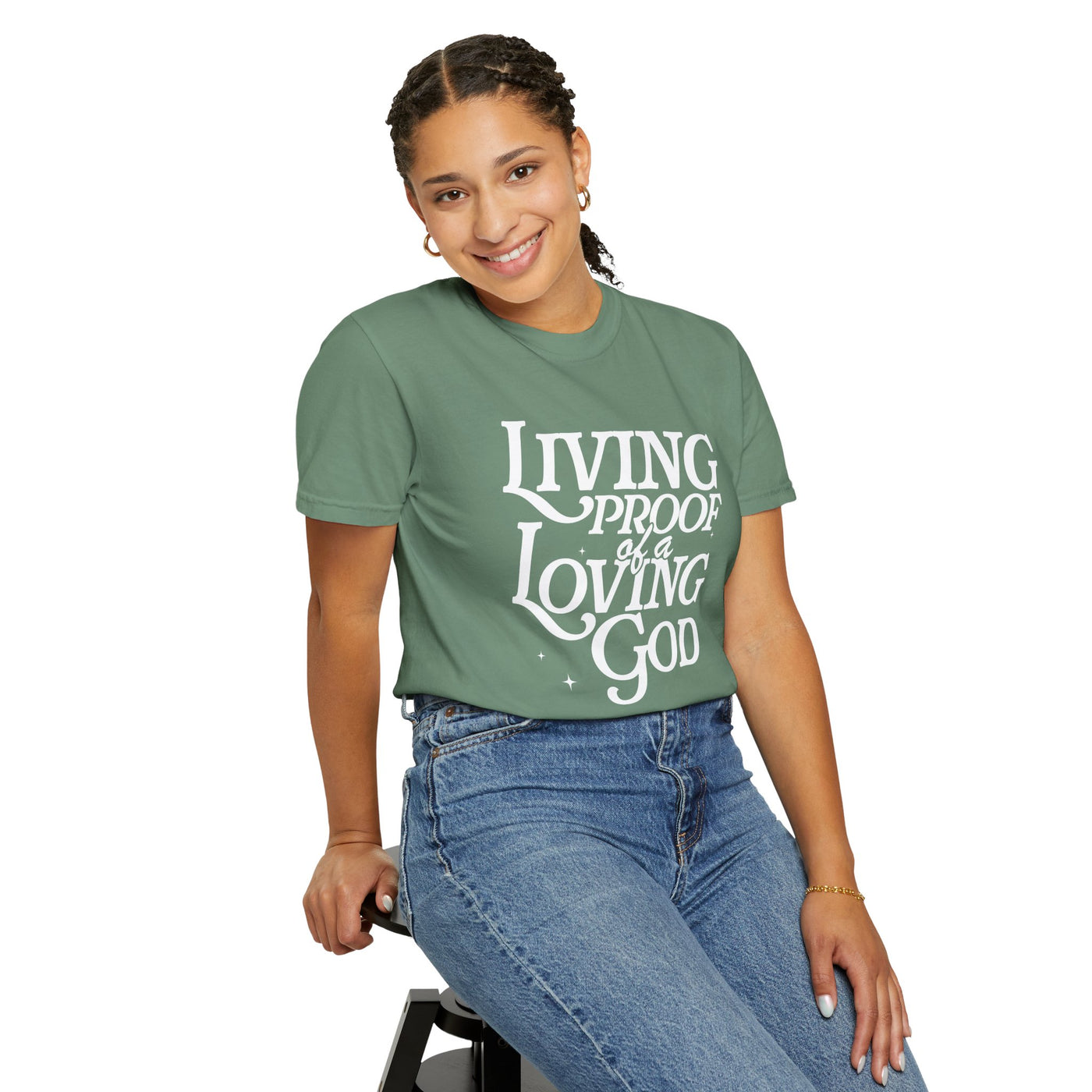 Living Proof of a Loving God Graphic T-shirt (Comfort Colors)
