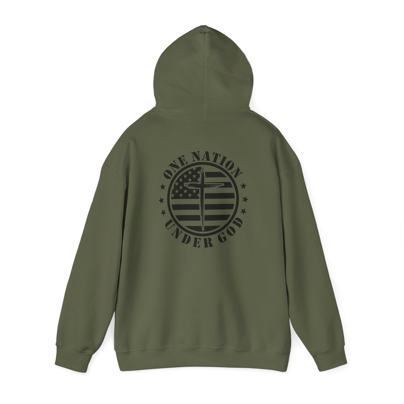 One Nation Under God Hoodie (Gildan)