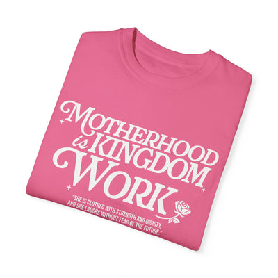Motherhood Kingdom Psalm T-shirt (Comfort Colors)