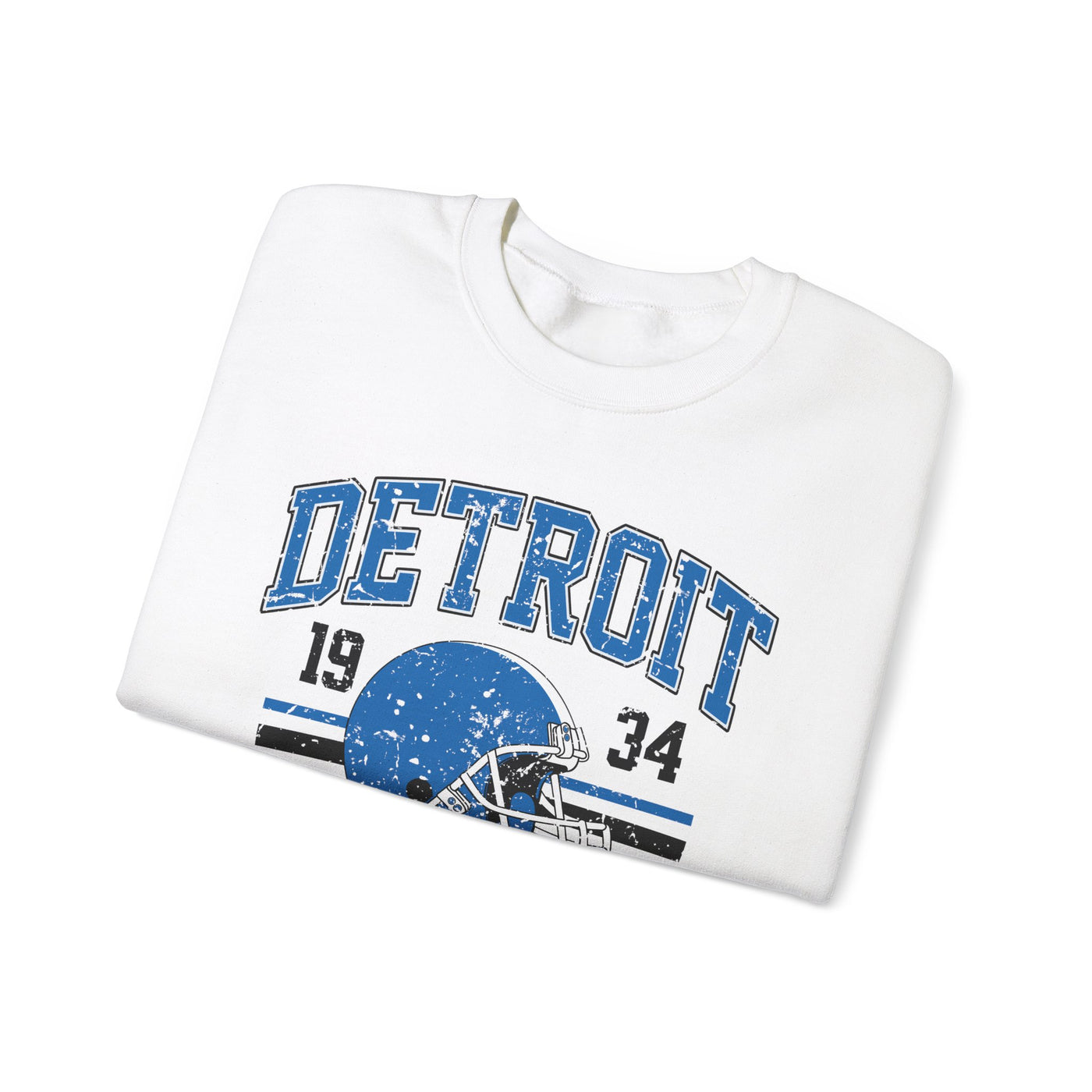 Detroit Football 1934 Distressed Sweatshirt (GILDAN)