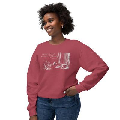 Hem of HIs Garment Graphic Sweatshirt (Comfort Colors)