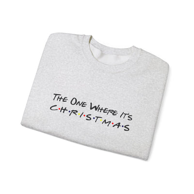 THE ONE WHERE IT'S CHRISTMAS SWEATSHIRT (GILDAN)