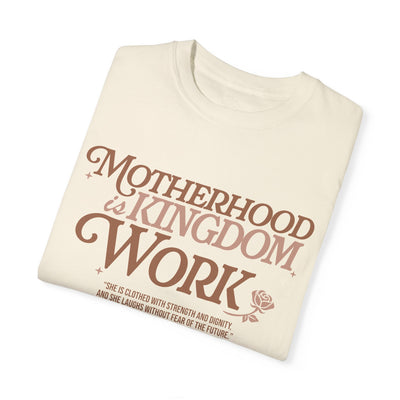 Motherhood Kingdom Psalm T-shirt (Comfort Colors)
