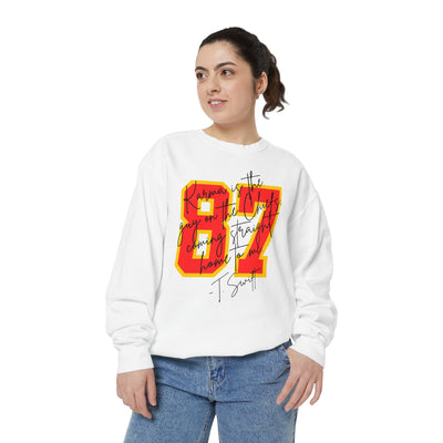 87 Karma Football Season Sweatshirt (COMFORT COLORS)