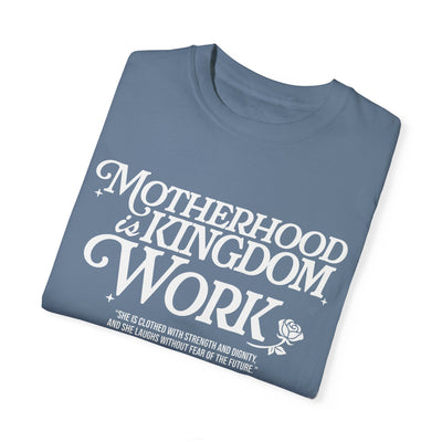Motherhood Kingdom Psalm T-shirt (Comfort Colors)