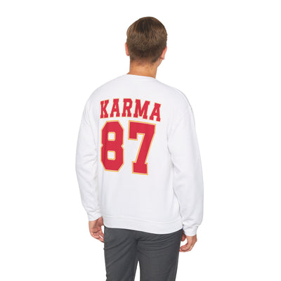 87 Karma 2 Sided Print Sweatshirt (GILDAN)