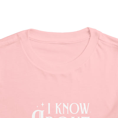 I KNOW ABOUT POPULAR TODDLER TEE (BELLA AND CANVAS)