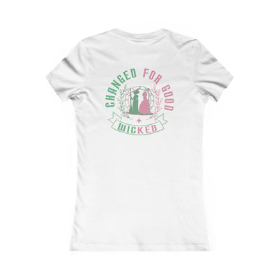 GLINDA 2 SIDED PRINT FITTED TEE (GILDAN)