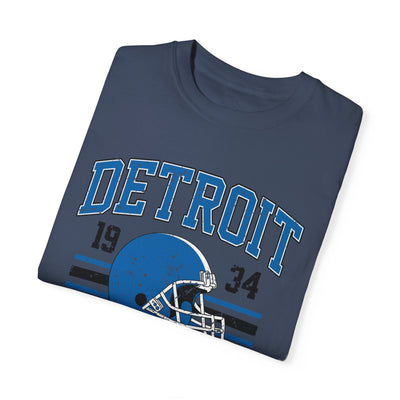 Detroit Football 1934 Distressed T-shirt (Comfort Colors)