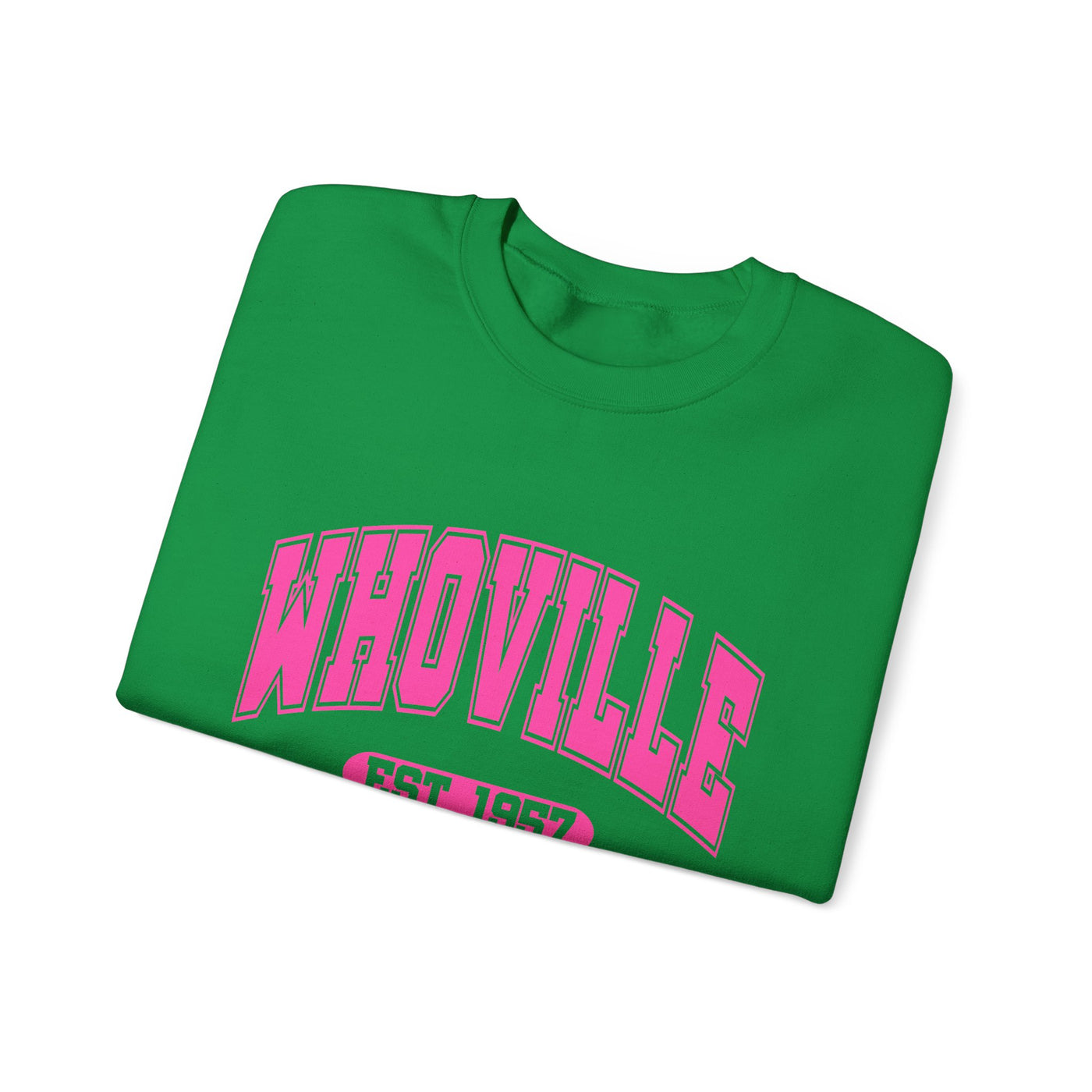 WHOVILLE UNIVERSITY 2 SIDED PRINT SWEATSHIRT (GILDAN)