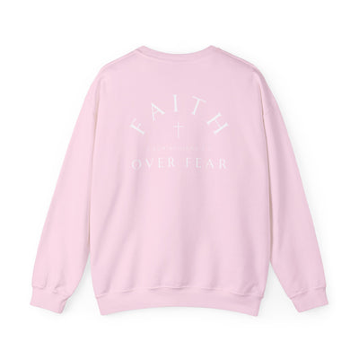 FAITH OVER FEAR SWEATSHIRT 2 SIDED PRINT (GILDAN)