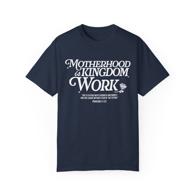 Motherhood Kingdom Psalm T-shirt (Comfort Colors)