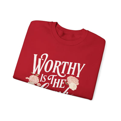 Worthy Is The Lamb Graphic Sweatshirt (GILDAN)