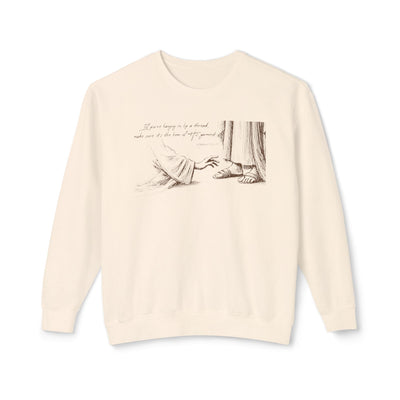 Hem of HIs Garment Graphic Sweatshirt (Comfort Colors)