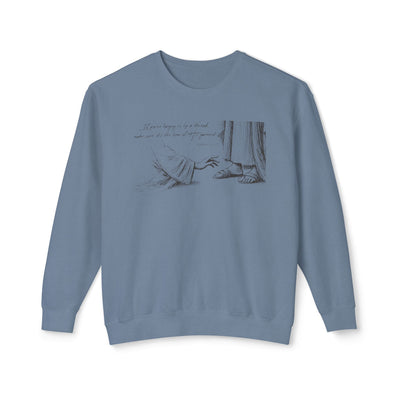 Hem of HIs Garment Graphic Sweatshirt (Comfort Colors)