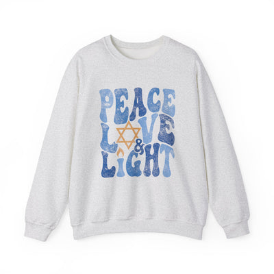 PEACE LOVE AND LIGHT VINTAGE SWEATSHIRT (GILDAN)