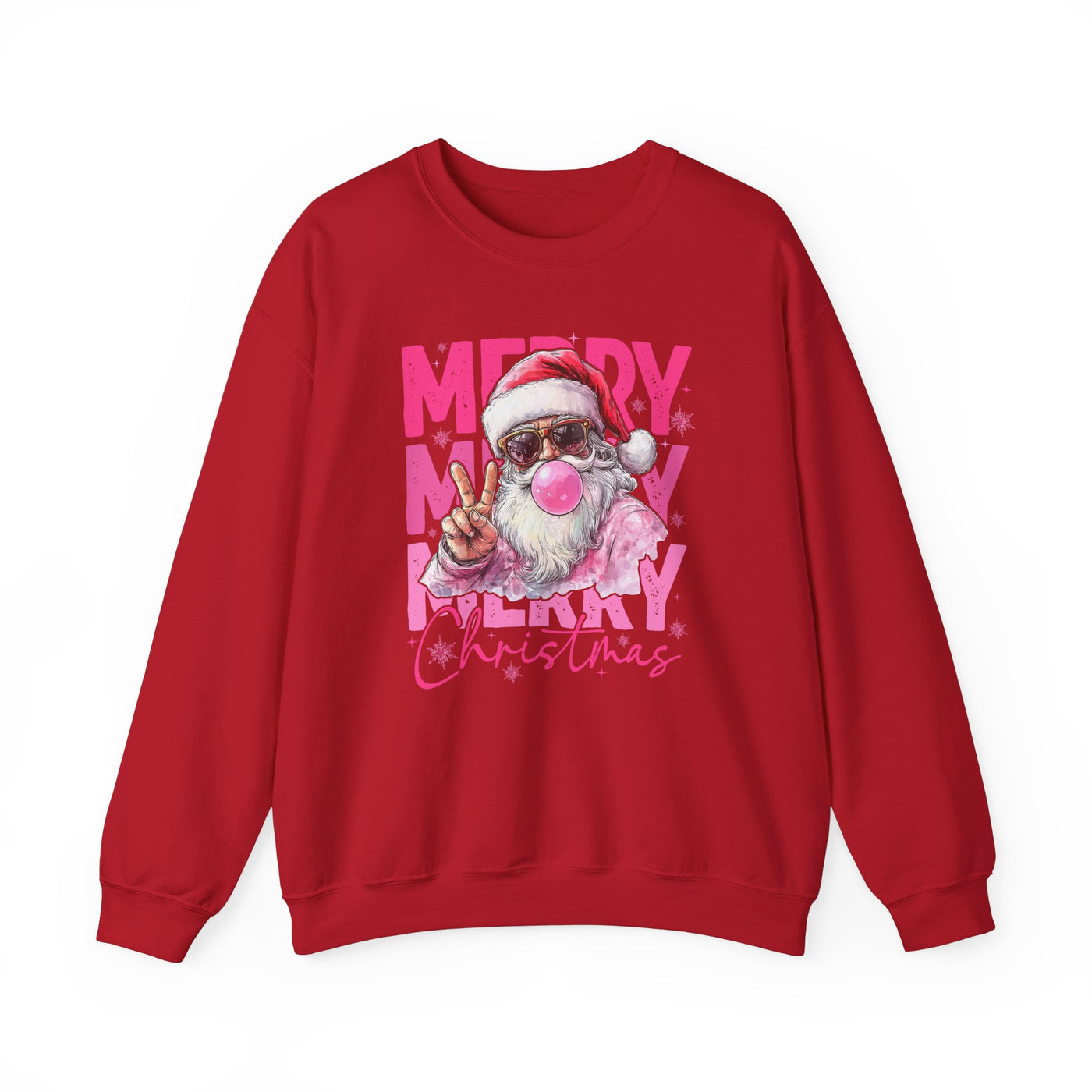 MERRY MERRY MERRY CHIRSTMAS SWEATSHIRT (GILDAN)