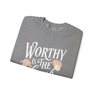 Worthy Is The Lamb Graphic Sweatshirt (GILDAN)