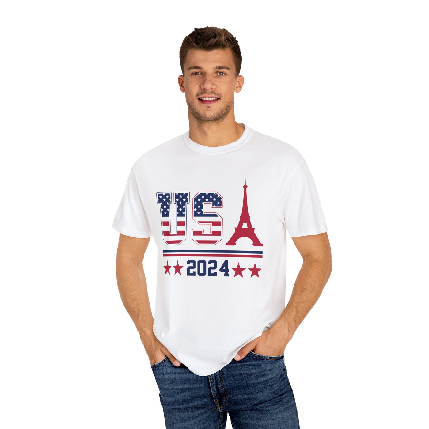 TEAM USA OLYMPICS TEE (COMFORT COLORS)