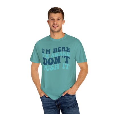 Don't Push It T-Shirt (COMFORT COLORS)