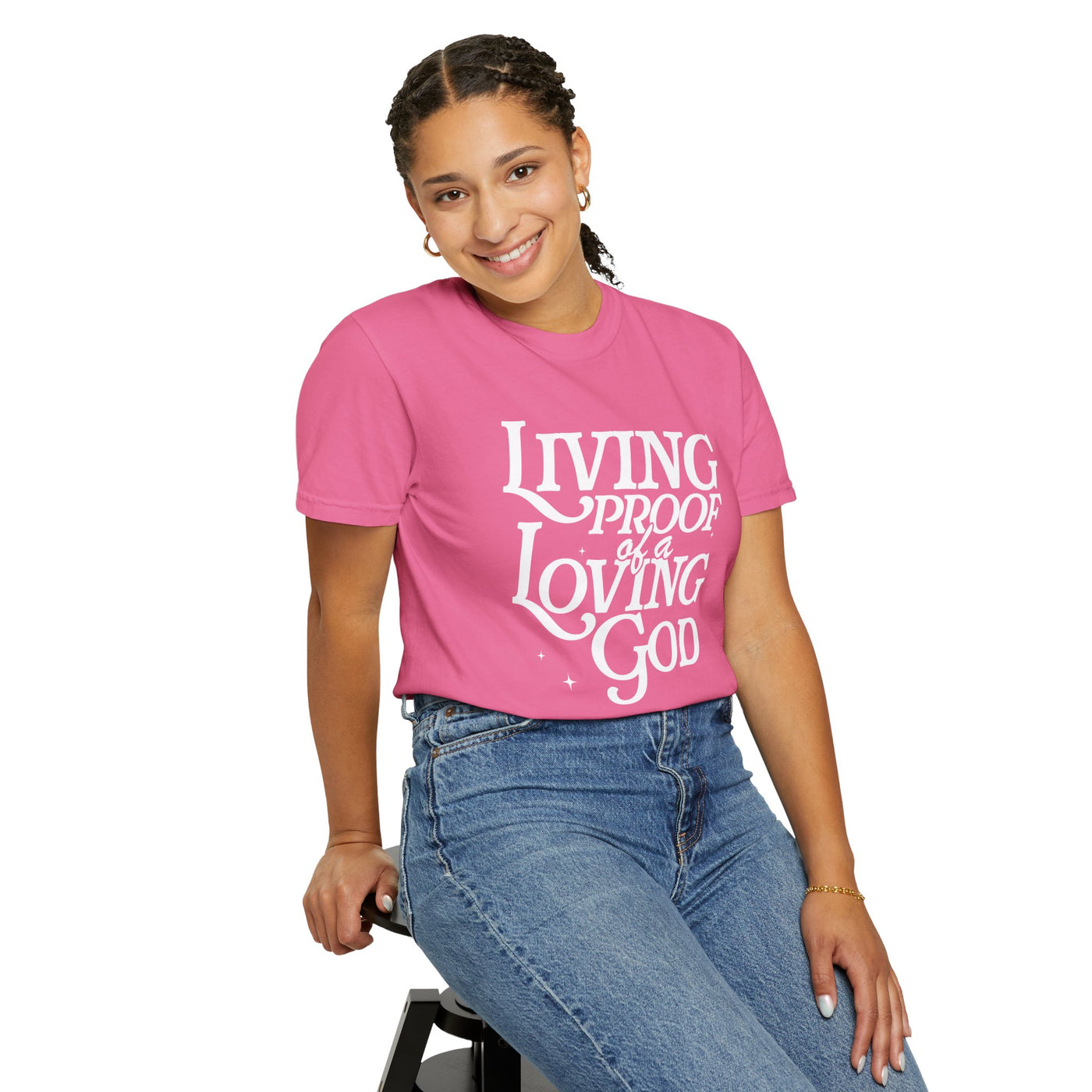 Living Proof of a Loving God Graphic T-shirt (Comfort Colors)