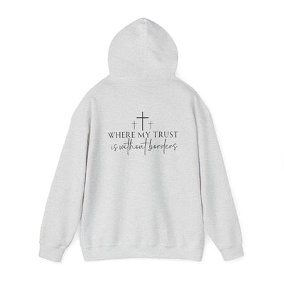 SPIRIT LEAD ME WHERE MY FAITH IS WITHOUT BORDERS HOODIE - 2 SIDED PRINT (Gildan)