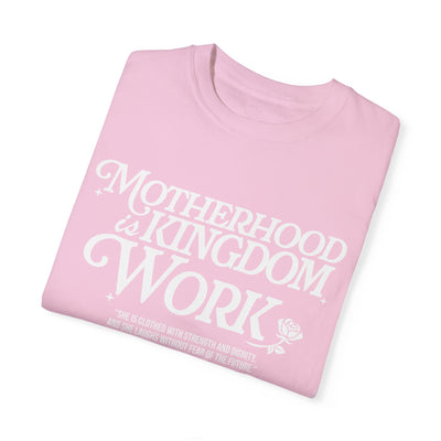 Motherhood Kingdom Psalm T-shirt (Comfort Colors)