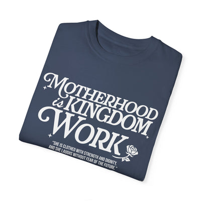 Motherhood Kingdom Psalm T-shirt (Comfort Colors)