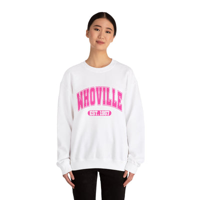 WHOVILLE UNIVERSITY 2 SIDED PRINT SWEATSHIRT (GILDAN)