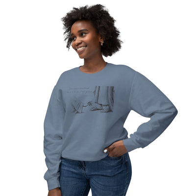 Hem of HIs Garment Graphic Sweatshirt (Comfort Colors)