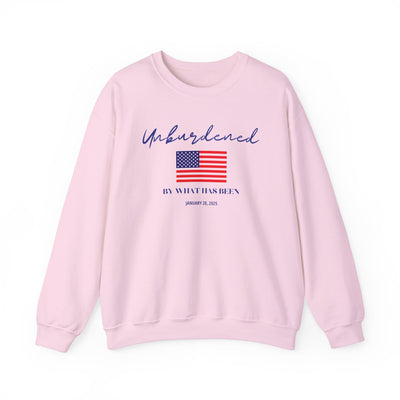 OFFICIALLY UNBURDENED BY WHAT HAS BEEN FLAG SWEATSHIRT (GILDAN)