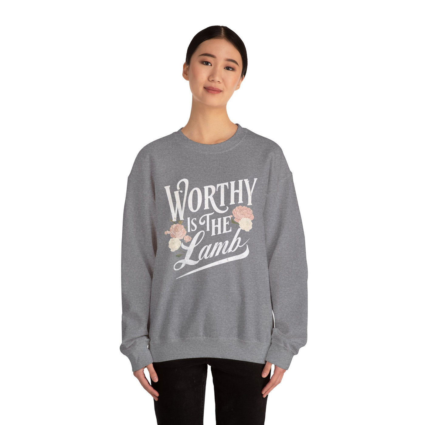 Worthy Is The Lamb Graphic Sweatshirt (GILDAN)