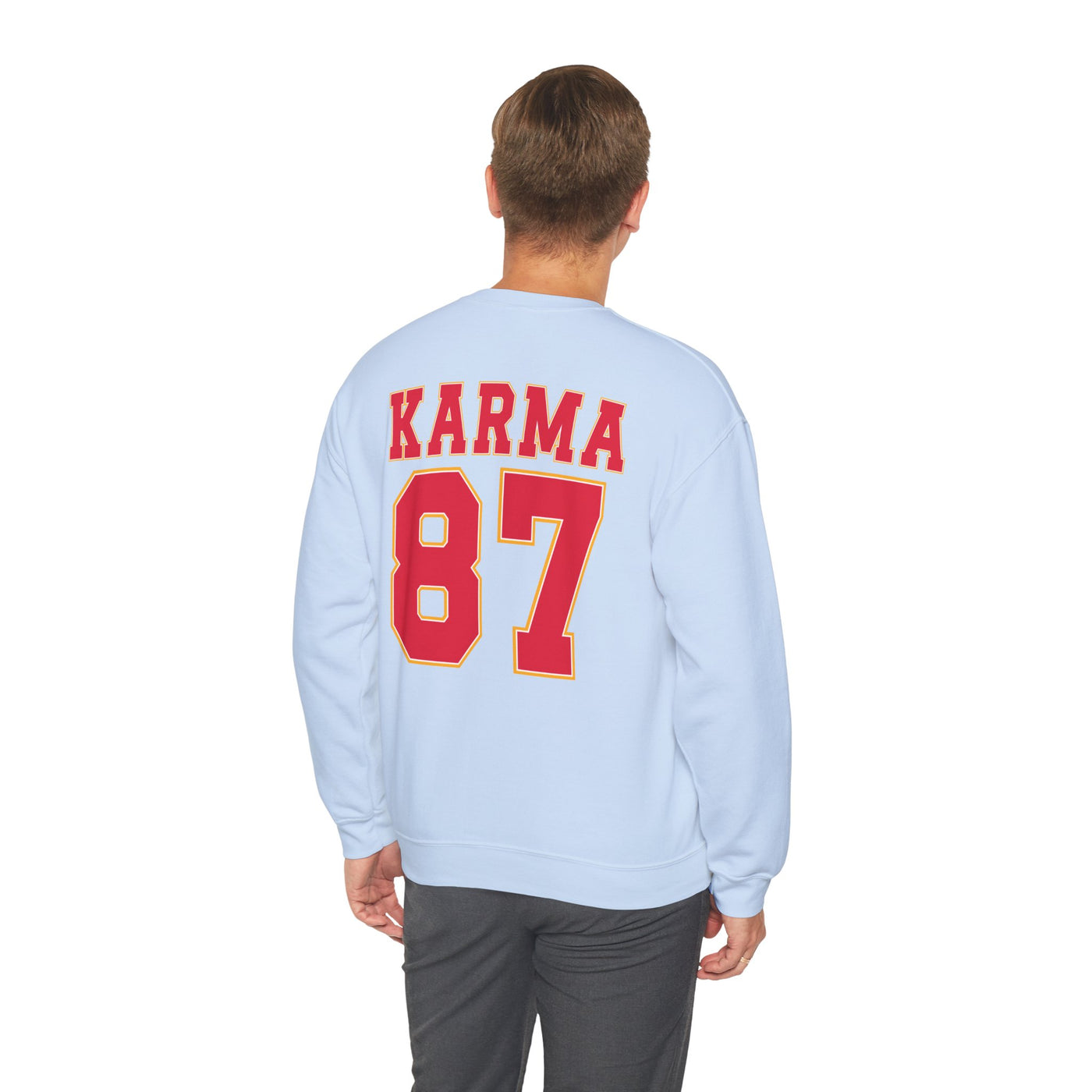 87 Karma 2 Sided Print Sweatshirt (GILDAN)