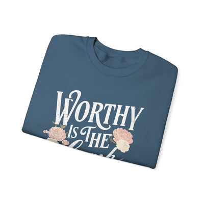 Worthy Is The Lamb Graphic Sweatshirt (GILDAN)